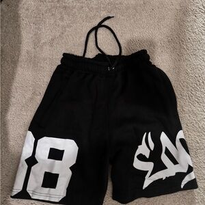 888 BRAND Black and White Shorts SIZE  XS NEW NEVER WORN